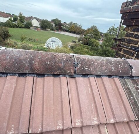 new dry ridge system completed on roof in gravesend kent 05